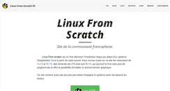 Desktop Screenshot of fr.linuxfromscratch.org
