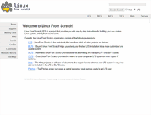 Tablet Screenshot of linuxfromscratch.org